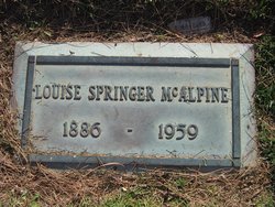 Louise H <I>Springer</I> McAlpine 