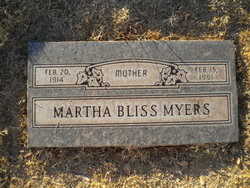 Martha Bliss <I>Van Eman</I> Myers 