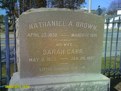 Sarah <I>Carr</I> Brown 