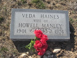 Veda Lois <I>Haines</I> Manley 