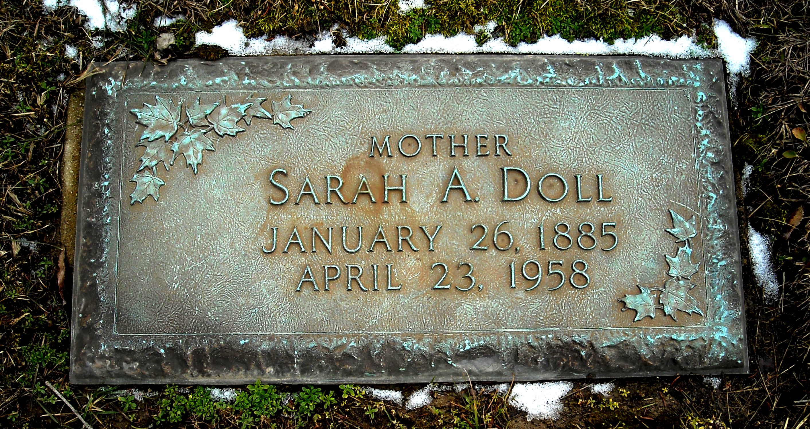 Sarah Anne McCoy Ebbert Doll (1885-1958) - Find a Grave Memorial