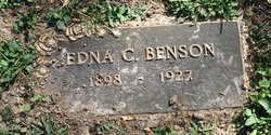 Edna C. <I>Butz</I> Benson 
