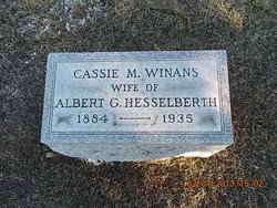 Cassie M <I>Winans</I> Hesselberth 