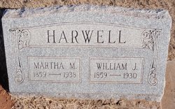Martha Margaret “Mattie” <I>Glover</I> Harwell 