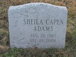 Sheila <I>Capen</I> Adams 