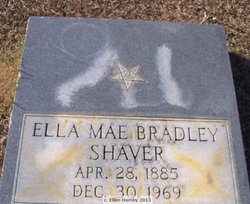 Ella Mae <I>Bradley</I> Shaver 