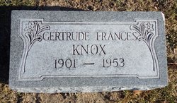 Gertrude Frances <I>McGann</I> Knox 