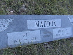 Benjamin I Maddox Jr.