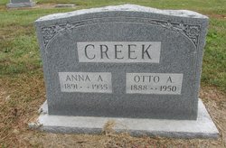 Anna A. <I>Harness</I> Creek 