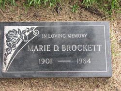 Marie D. <I>Jackson</I> Brockett 