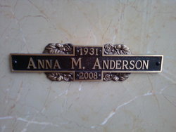Anna M. Anderson 
