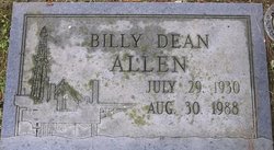 Billy Dean Allen 