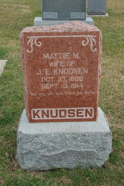 Mattie M <I>Petersen</I> Knudsen 
