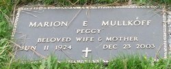 Marion E. “Peggy” Mullkoff 