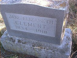 Jane Elizabeth <I>Bogart</I> Clement 