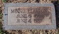 Minnie <I>Cash</I> Blanton 