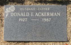 Donald Eugene Ackerman 