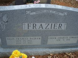 Allie Frances <I>Basham</I> Frazier 