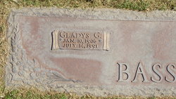 Gladys G. <I>Gilbert</I> Bass 