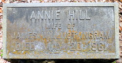 Annie <I>Hill</I> Ingram 