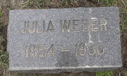 Julia <I>Lee</I> Weber 