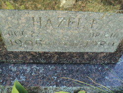 Hazel F <I>Lomber</I> Tabolt 