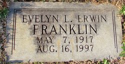 Evelyn Louise <I>Erwin</I> Franklin 
