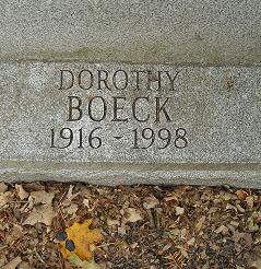 Dorothy <I>Zeidler</I> Boeck 