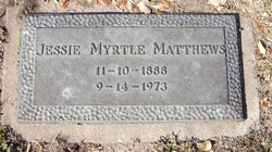 Jessie Myrtle <I>Salisbury</I> Matthews 