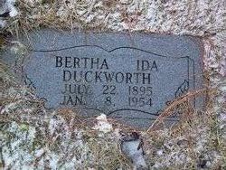 Bertha Ida <I>Bolling</I> Duckworth 