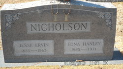 Edna Mai <I>Hanley</I> Nicholson 