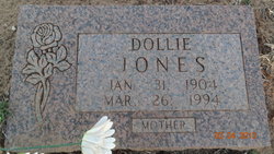 Dollie <I>Holbrook</I> Jones 