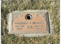 Gertrude Jeanette <I>Cobb</I> Wardell 