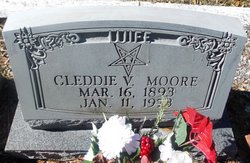 Cleddie Virginia <I>Barhill</I> Moore 