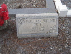 Willo Dean <I>Britt</I> Ferguson 