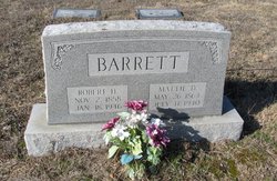 Mattie D. <I>Carr</I> Barrett 