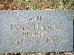 Emma S. <I>Hendrix</I> Brewer 