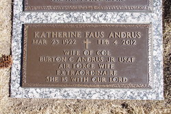 Katherine <I>Faus</I> Andrus 