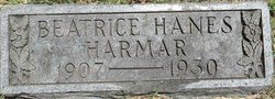 Beatrice <I>Hanes</I> Harmar 