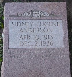 Sidney Eugene Anderson 