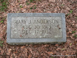 Mary Jane “Simie” <I>Towns</I> Anderson 