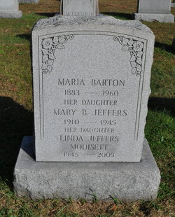 Mary <I>Barton</I> Jeffers 