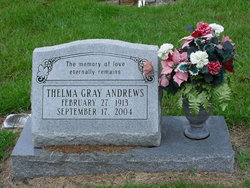 Thelma <I>Gray</I> Andrews 