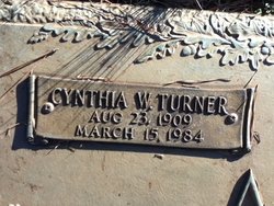 Cynthia W <I>Turner</I> Agnew 
