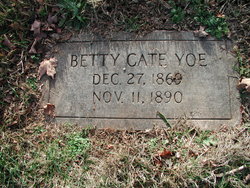 Betty <I>Cate</I> Yoe 