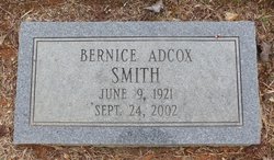 Bernice <I>Adcox</I> Smith 