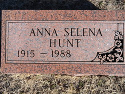 Anna Selena “Annie” <I>Box</I> Hunt 