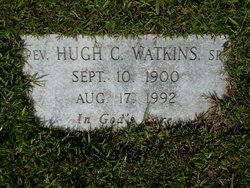 Rev Hugh Clinton Watkins Sr.