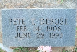 Pete T Debose 