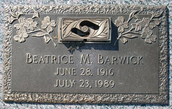 Julia Beatrice “Beatrice” <I>Meadows</I> Barwick 